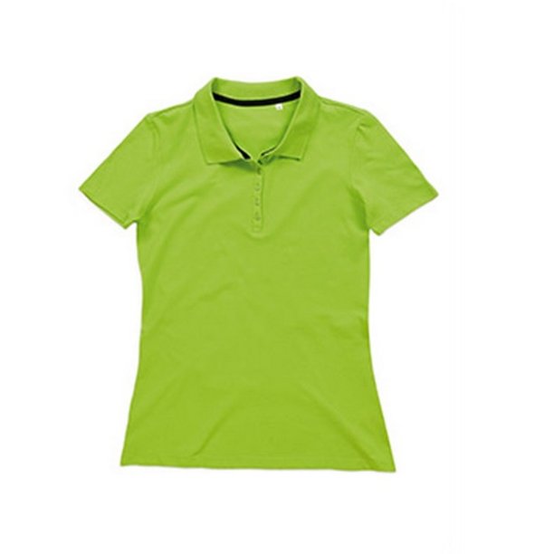 Stedman Stars - Polo de algodón modelo Hanna para mujer (Verde Flash)