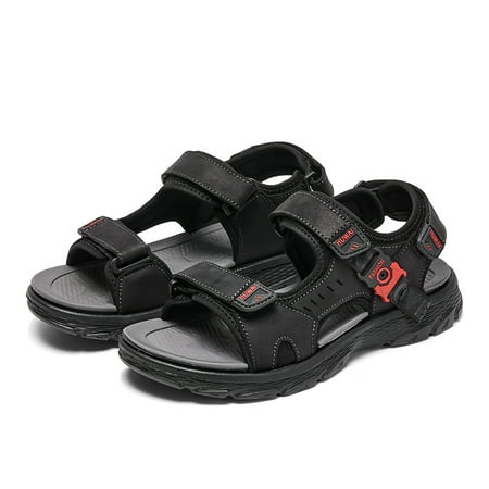

Men‘s Hook And Loop Fastener Soft In Sole Wear-resistant Sandals For Outdoor Beach
