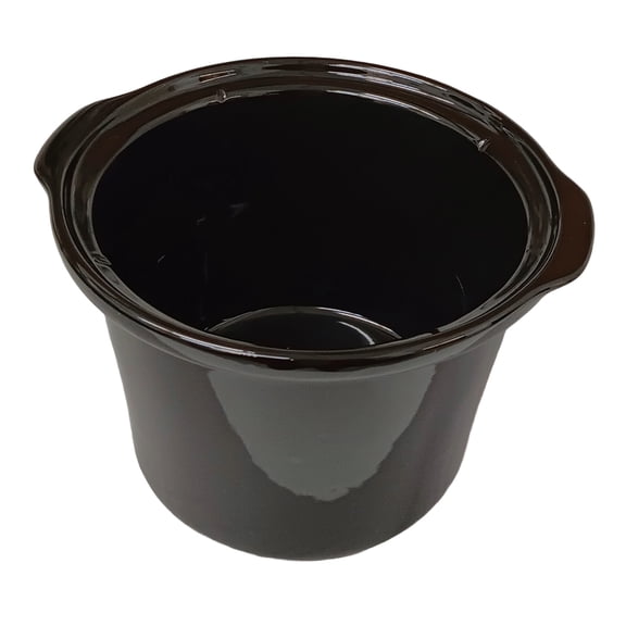 4 Qt Black Round Stoneware fits Crock-Pot Slow Cooker, 188038-000-000