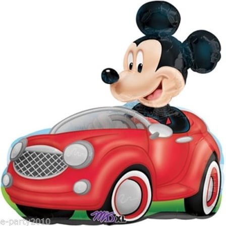 Mickey Mouse Car Foil Mylar Balloon (1ct)