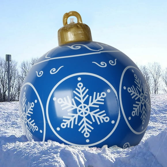ZZkhGO 60cm Outdoor Christmas Inflatable, Christmas Tree Yard Decoration with Lights, PVC Holiday Inflatable for Garden
