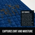 thumbnail image 5 of GORILLA GRIP HydroAbsorb Doormat, Indoor Outdoor Rubber Backed Weather Mat, 47x35, Blue, 5 of 10