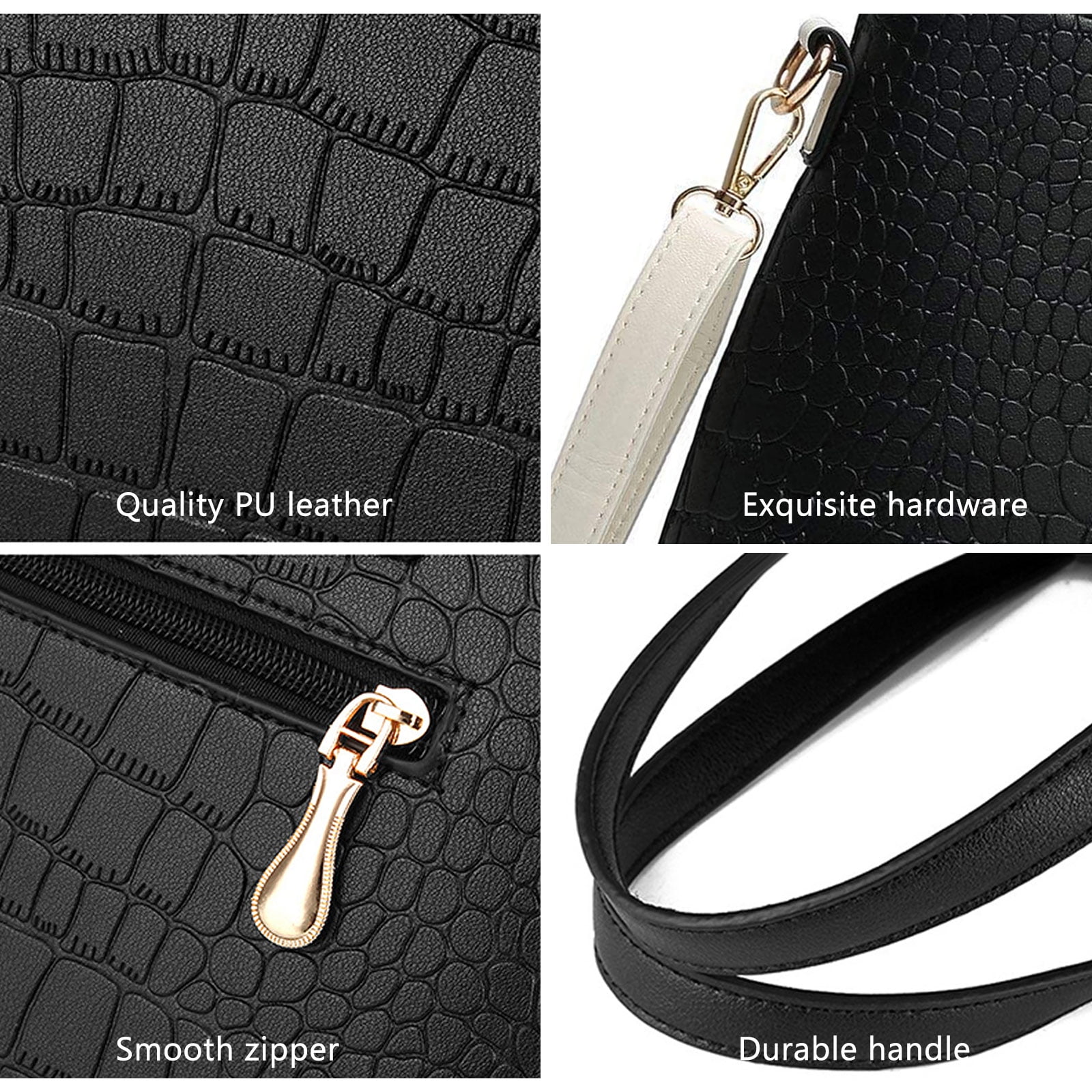 YNIQUE Satchel Purses and Handbags for Women Shoulder Tote Bags Wallets
