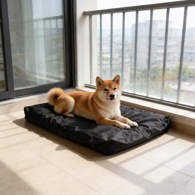 BRIGHTFUFU Cubre Para Perro Interior Y Exterior Negro Con Material Impermeable Y Lavable