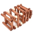 thumbnail image 4 of Wooden Pet Grass Stand Manger Rack Fodder Feeder Food Bowl for Chinchilla Rabbit Guinea Pig Cavy Groundhog, 4 of 9