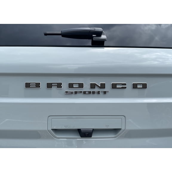 Rear Liftgate Letter Overlays Fits 2021-2026 Ford Bronco Sport