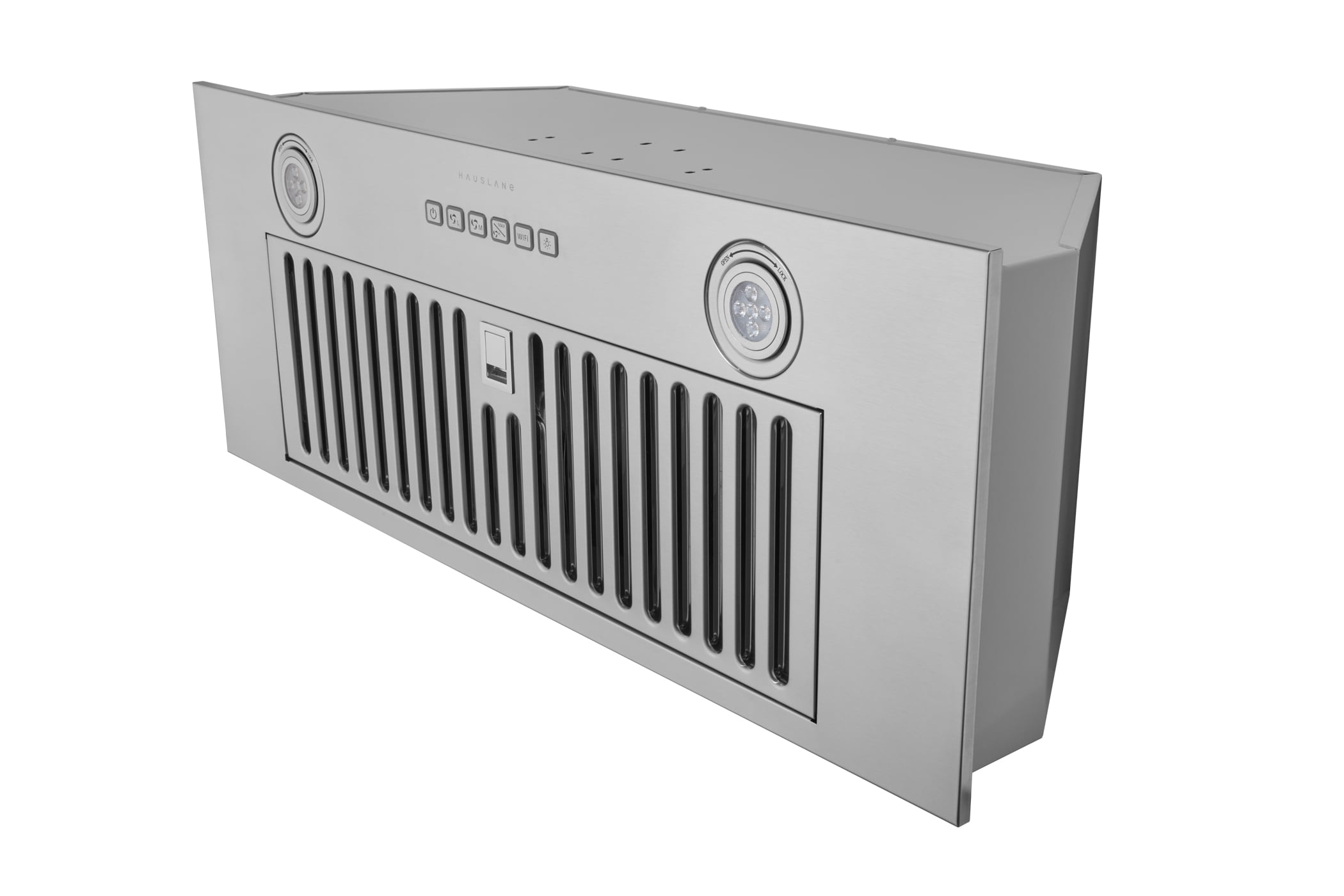 Hauslane IN-R110 30” Smart Range Hood In-Cabinet Design, HauSMART App, Voice Control 4-Speed, LED, Baffle Filters 120V Convertible