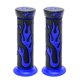 thumbnail image 4 of 2 uds Blue Flame Soft TPR Universal motocicleta bicicleta manillar empuñaduras Hugtrwg Para estrenar, 4 of 9
