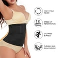 thumbnail image 4 of Sonducket Entrenador de cintura para mujer, corsé moldeador, cinturón ajustable para envolver el Abdomen, cinturón adelgazante posparto Accesorios de disfraces 3 metros, 4 of 6