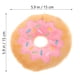 thumbnail image 2 of Mizh - 2 juguetes con forma de donut para morder a un perro, adorable juguete con sonido, muñeco de peluche divertido que juega con donut (color aleatorio), 2 of 4