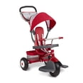thumbnail image 1 of Radio Flyer Ultimate Stroll 'N Trike todo terreno, triciclo para niños y niños pequeños, bicicleta roja para niños pequeños, para edades de 9 meses a 5 años, neumático de aire, 1 of 5