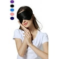 thumbnail image 1 of LAICAIW Silk Sleep Mask & Blindfold, Soft Eye Mask with Adjustable Head Strap, Deep Rest Eye Masks for Sleeping Night Eyeshade, Eye Cover for Travel, Shift Work & Meditation, 1 of 5