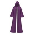 thumbnail image 2 of Cape à Capuche Halloween, Robe de Mascarade Longue pour Rassemblement Vintage Fête Punk de Pâques, 2 of 9