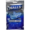 Halls Sugar Free Mountain Menthol Flavor of Triple Soothing Action Fast Relief Cough Suppressant - 6 Bags of 25 Cough Drops - Cos10