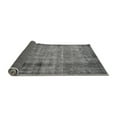 thumbnail image 2 of Ahgly Company Indoor Round Abstract Gray Modern Area Rugs, 7' Round, 2 of 4