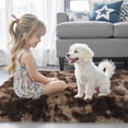 thumbnail image 3 of Rugs for Living Room 5x8, Alfombras para Salas Shag Large Plush Soft Area Rug, Shaggy Carpets for Bedroom, Kids Boys Girls Home Decor Aesthetic (Dark Coffee Tie-Dyed, 5 x 8 Feet), 3 of 14