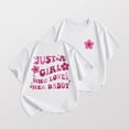 thumbnail image 2 of Gubotare Blouse for Girls Girls Short Sleeve Shirts T-Shirts Summer Basic Tees Tops Clothes for Kids (Hot Pink,9-10 Years), 2 of 4