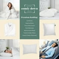 thumbnail image 4 of ComfyDown Pillowcase for Toddler & Travel Pillows, Breathable, 100% Cotton, 400-Thread Count, Zipper Closure - Made in USA - 13"x18", 4 of 6