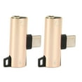 thumbnail image 2 of 2Pcs USB C To 3.5mm Headphone Jack Adapter, Portable 2 In 1 USB Type C To 3.5mm Audio With PD Charging Adapter For Some Type C Phones, Tablet, 2 of 8