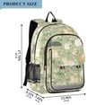 thumbnail image 2 of FORMRS Unisex School Backpack 17" Student Travel Bag with Laptop Compartment, Cat Flowers Pattern, 2 of 7