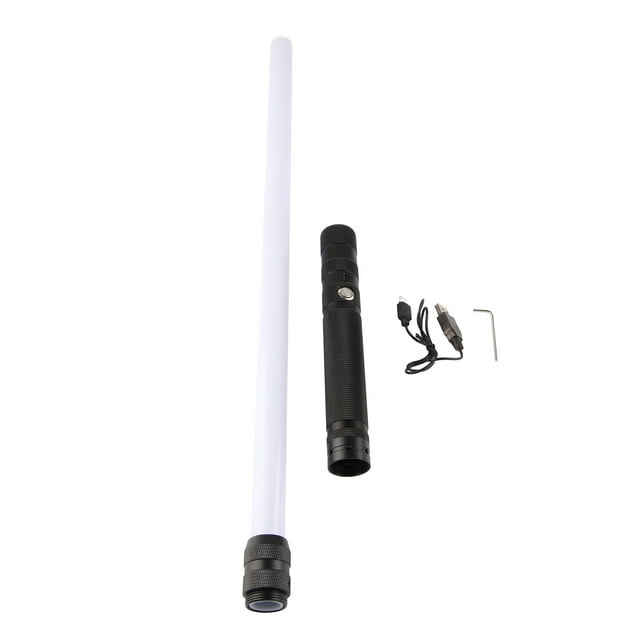 uds RGB 2 en 1 7/10 cambio de color espada iluminada espada de luz de Metal expandible recargable con sonido juguete de Cosplay regalos para niños