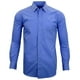 thumbnail image 2 of Manchester Camisa de Vestir Regular Fit  Azul Medio, 17.5" Cuello 35" Manga Manchester 5030M, 2 of 4