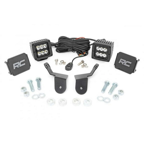 Rough Country 2" Black Series Dual LED Kit for Honda Pioneer 1000 - 92009