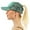 1 Bun Ponytail Mint, variant on CC Glitter Women's Ponytail Baseball Cap Hats
