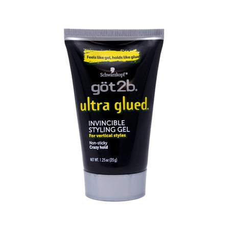 Got2b Ultra Glued Invincible Styling Gel, 1.25 oz, 2 Pack
