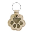 thumbnail image 1 of Llavero con forma de pata de perro y gato, regalo conmemorativo para perro, llavero de piel sintética hecho a mano con forma de animal. blanco, 1 of 9
