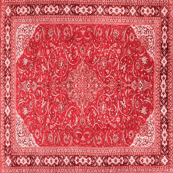 Ahgly Company Indoor Square Persian Red Traditional Area Rugs, 5' Square