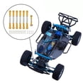thumbnail image 3 of Varillas de ajustables, 7 piezas, tensor de enlace Servo para Slash 2WD 1:10 RC Short Course Truck Accs, piezas de repuesto, actualiza dorado Hugo varilla de enlace del coche rc, 3 of 6