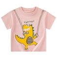 thumbnail image 4 of Vividxx Boys Summer Short Sleeve T-Shirt Tees Dinosaur Graphic Kids Casual Tops Comfortable Tee For Toddler And Children Age 4 12 O-Neck Breathable Dailywear, 4 of 4