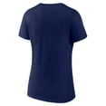 thumbnail image 3 of Women's Navy Washington Nationals Heart and Soul V-Neck T-Shirt, 3 of 3