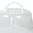 thumbnail image 6 of TISHITA Cake Carrier with Handle Portable Cake Box, Cake Holder, Serving Tray, Muffin Tart Cookie Dessert Keeper for Camping, Kitchen 6 inch, 6 of 7