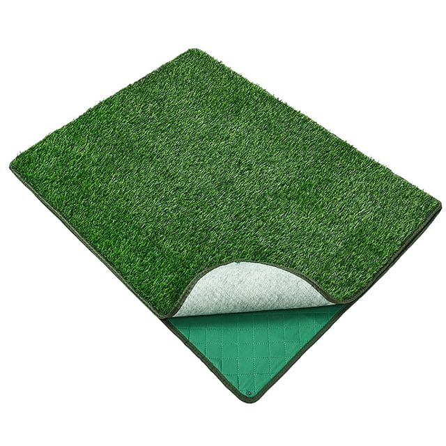 Sod Puppy Pee Pads Reusable Training Pad for Dogs Indoor Outdoor Green ABS Material Easy Clean