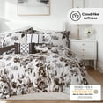 thumbnail image 7 of Intelligent Design Dorsey Floral Print Comforter Set in Black and White, 7 of 7