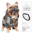 thumbnail image 3 of Balery Design Name Dog Hoodie Pets Wear Hoodies For Small Dogs Pet Clothes Costumes, Pets Wear Hoodie Sweatshirt Outfit For Dogs Cats Cosplay Party-Size Name, 3 of 8