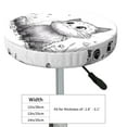 thumbnail image 2 of Cute Cat Meadow Sketch Round Bar Stool Seat Covers, Elastic Round Chair Cover Stool Seat Slipcover Bar Stool Cushions Round Pad for 12-14 inch, 2 of 5
