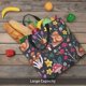thumbnail image 5 of Disketp Mushrooms Snails Butterflies Bolsa Tote de Lona para Mujer, Bolso de Hombro y Cruzado con Cierre de Cremallera, 5 of 7