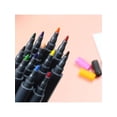 thumbnail image 2 of Kids Adults Brush Pens Set Dual Tips Soft Fine Art Markers Drawing Watercolour, 2 of 5