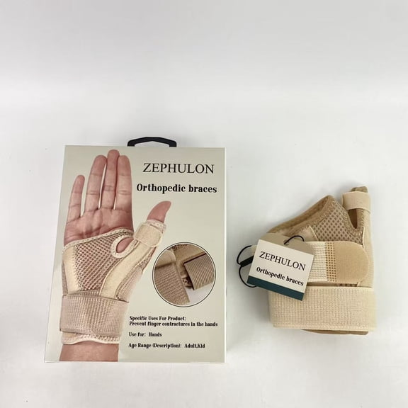 ZEPHULON Orthopedic braces,Sports Medicine Adjust-to-Fit Thumb Stabilizer, Spica Splint, Thumb Pain Relief Brace for Men and Women