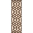 thumbnail image 5 of SAFAVIEH Cambridge Karen Geometric Wool Area Rug, Dark Brown/Ivory, 6' x 9', 5 of 9