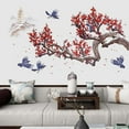 thumbnail image 2 of Chinese Style Ink Branch Plum Blossom Wall Stickers Living Room Sofa Tv Background Wall Study Self-Adhesive Painting, 2 of 3