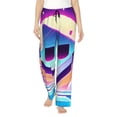 thumbnail image 2 of Lsque Geometry Dash Print Women's Pajama Pants, Lounge Pant - Comfortable Home Wear,Elastic Waistband, Stylish Design-X-Large, 2 of 9