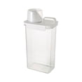 thumbnail image 4 of Dispensador de detergente en polvo Contenedor de jabón líquido Barril de detergente en polvo Tanque de almacenamiento de alimentos para mascotas 2300ml SM SunniMix almacenamiento de lavado, 4 of 8