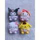thumbnail image 3 of Bolsa de felpa Kawaii Sanrioed de 10Cm, Keroppi Kuromi Badbadtz-Maru Hellokittys My Melody Pachacco, monedero de felpa, colgante para bolsa de auriculares, 3 of 4