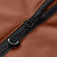thumbnail image 7 of Men Lightweight Windbreaker Rain Jacket Detachable Hood Waterproof Softshell Hiking Fishing Activewear Insulated, 7 of 7