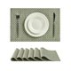 thumbnail image 1 of Set de 6 individuales Leetaltree verdes resistentes al calor de PVC, 1 of 8