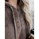 thumbnail image 4 of Sudadera con capucha y bolsillos extragrandes y acogedores para mujer, sudadera deportiva de polar, 4 of 6